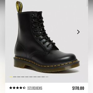 Black original doc marten boots